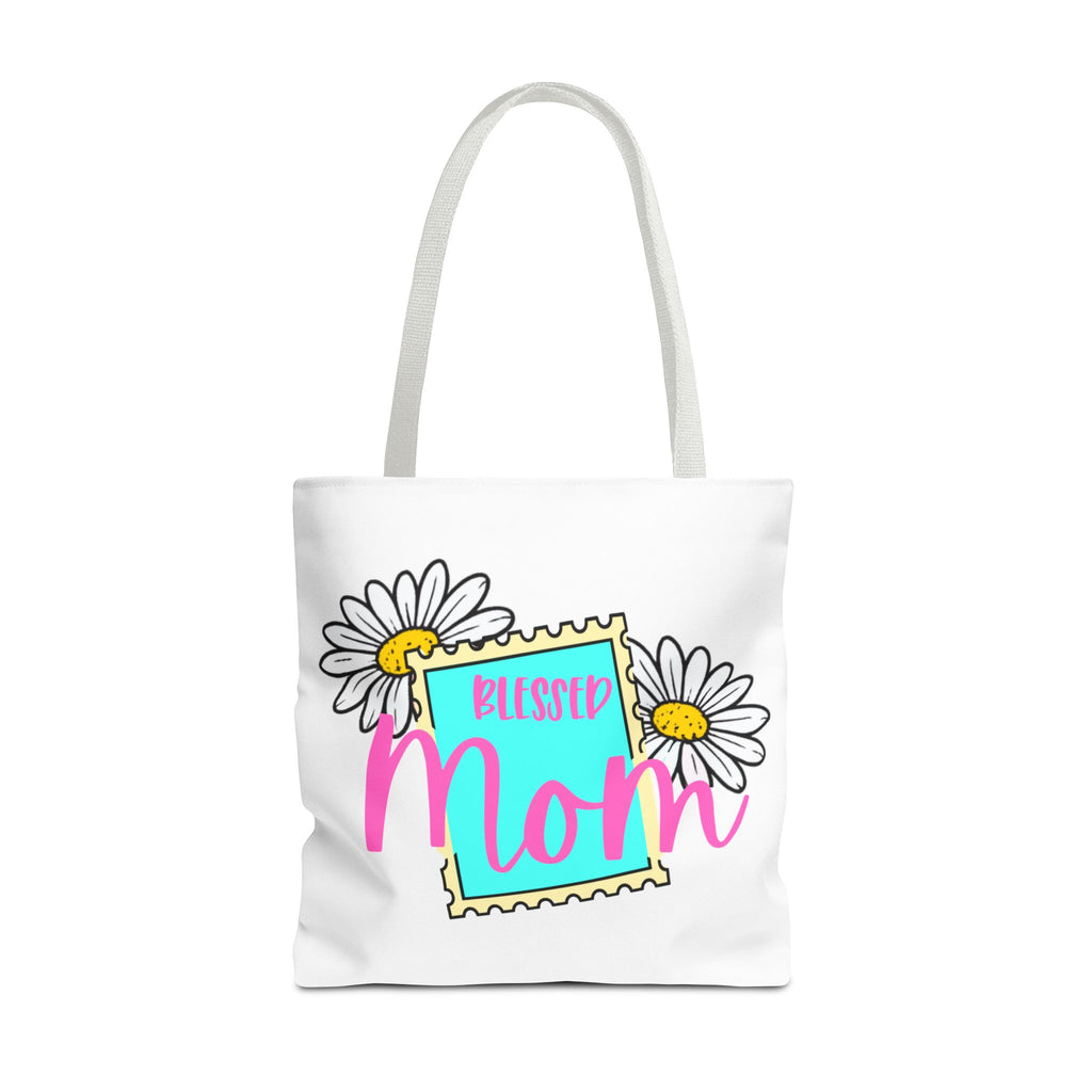 Blessed Mom Daisy Tote Bag – Floral Mother’s Day Gift