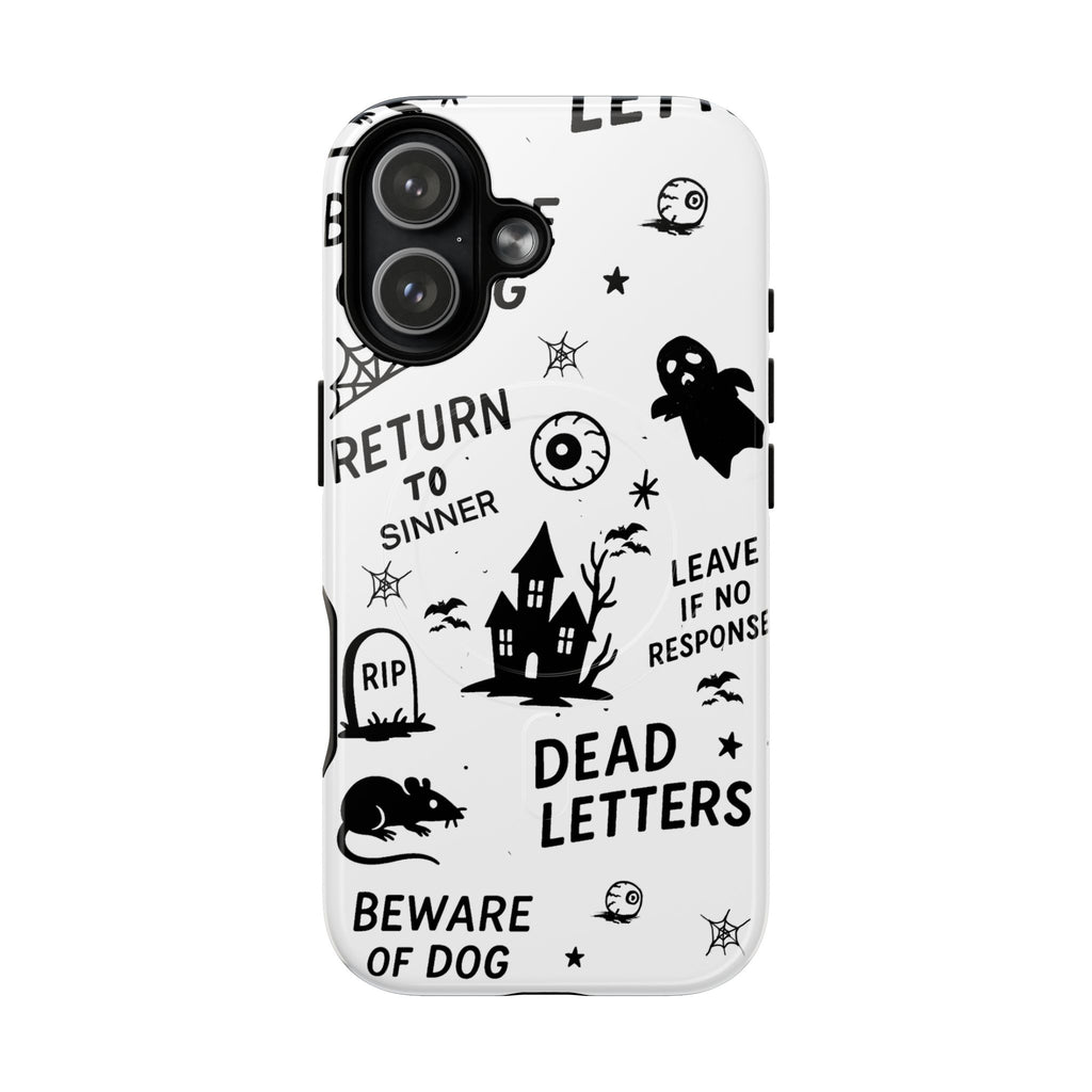 Spooky Phone Case, Halloween Accessory, Tough Magnetic Cases, Unique Gift, Gothic Style Tech Cover, Cell Phone Protector