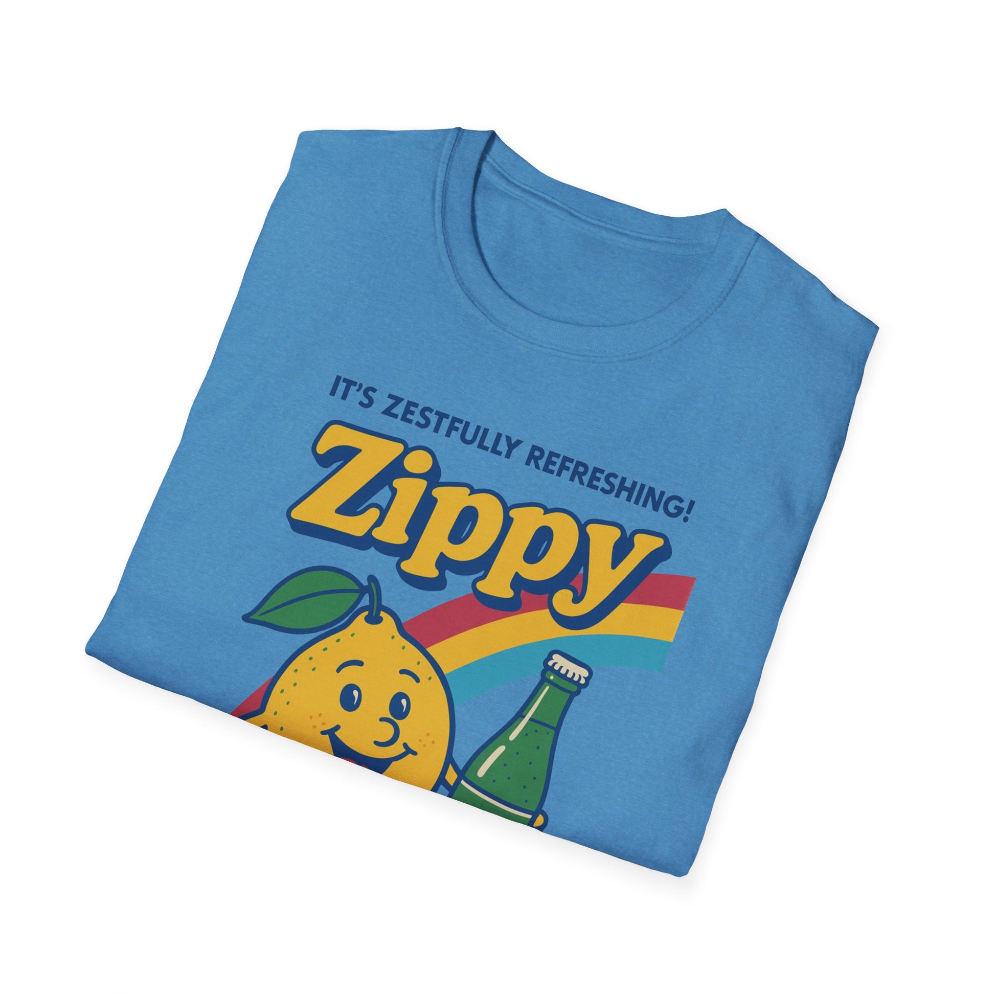 Zesty Lemon Soda T-Shirt, Retro Graphic Tee, Postal Worker, Mail Carrier, Unisex Summer Apparel, Fun Gift, Casual Wear, Lemonade Party Shirt