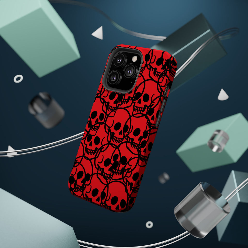 Magnetic Impact-Resistant Skull Cases