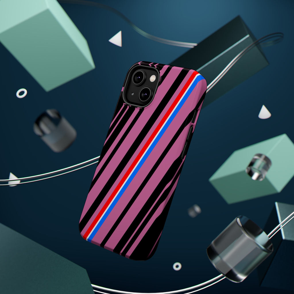 Vibrant Magnetic Phone Cases for Impact Resistance, Phone Protection, Gift for Tech Lovers, Postal Workers, Colorful Barcode Cases