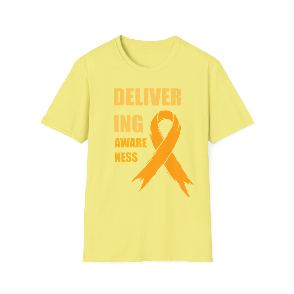 Childhood Cancer Awareness Shirt – Delivering Awareness Gold Ribbon Support Tee