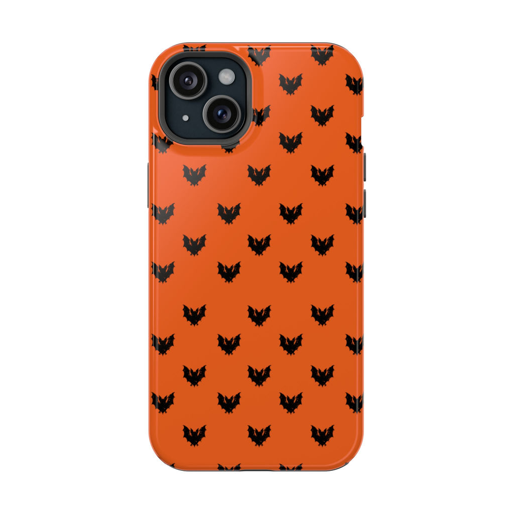 Halloween Design Durable Phone Case with Spooky Bat Design, Magnetic Impact-Resistant Case, Black Cat Pattern, Gift for Halloween, Phone Accessories, [...]