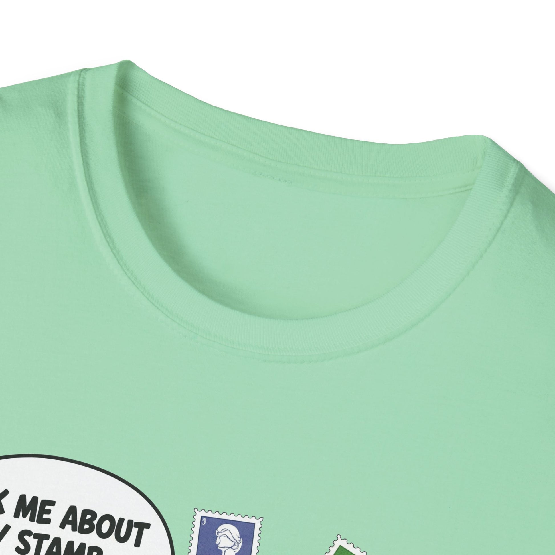 Funny Monkey T-Shirt, Ask Me About My Stamp Collection Tee, Gift for Stamp Collectors, Animal Lover Shirt, Humor Apparel