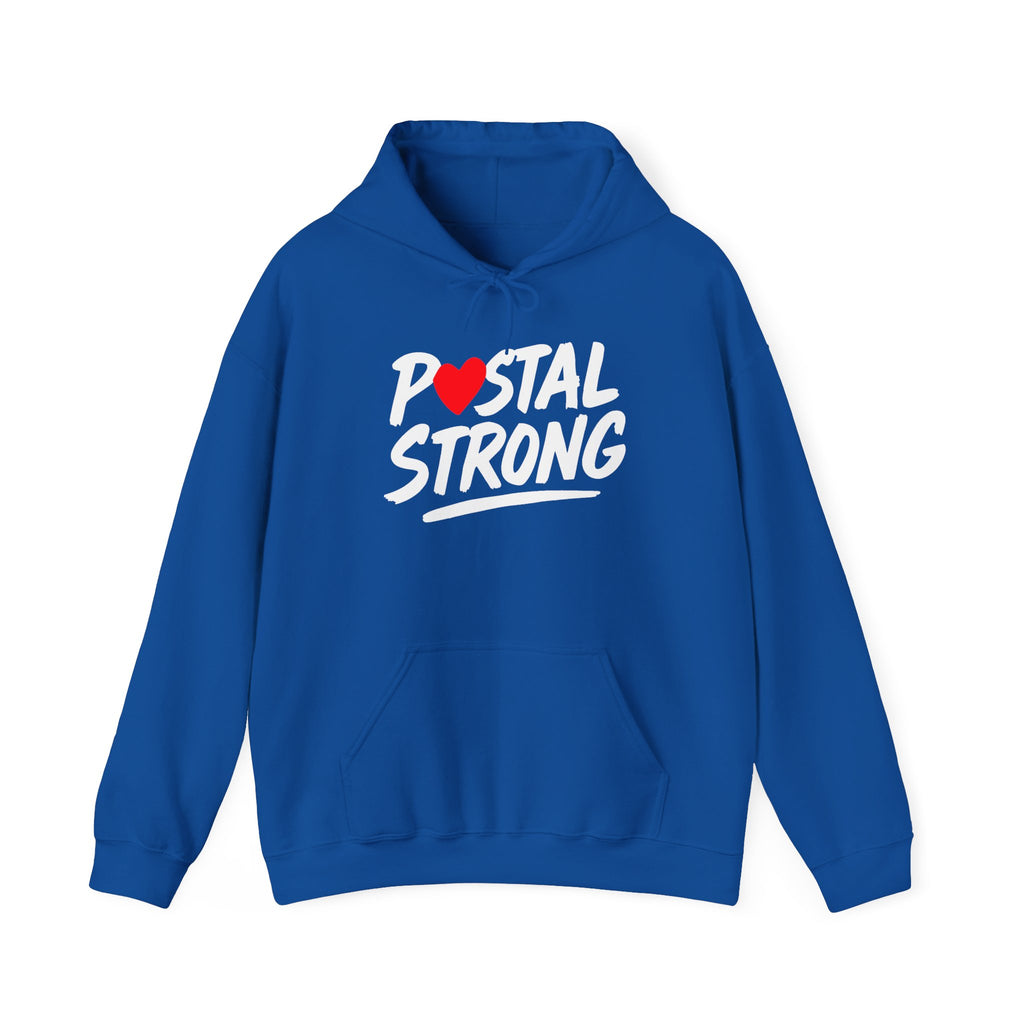 Postal Strong Hoodie for Supportive Souls, Perfect for Gifts, Cozy Wear, Fundraising Events, Inspirational Apparel