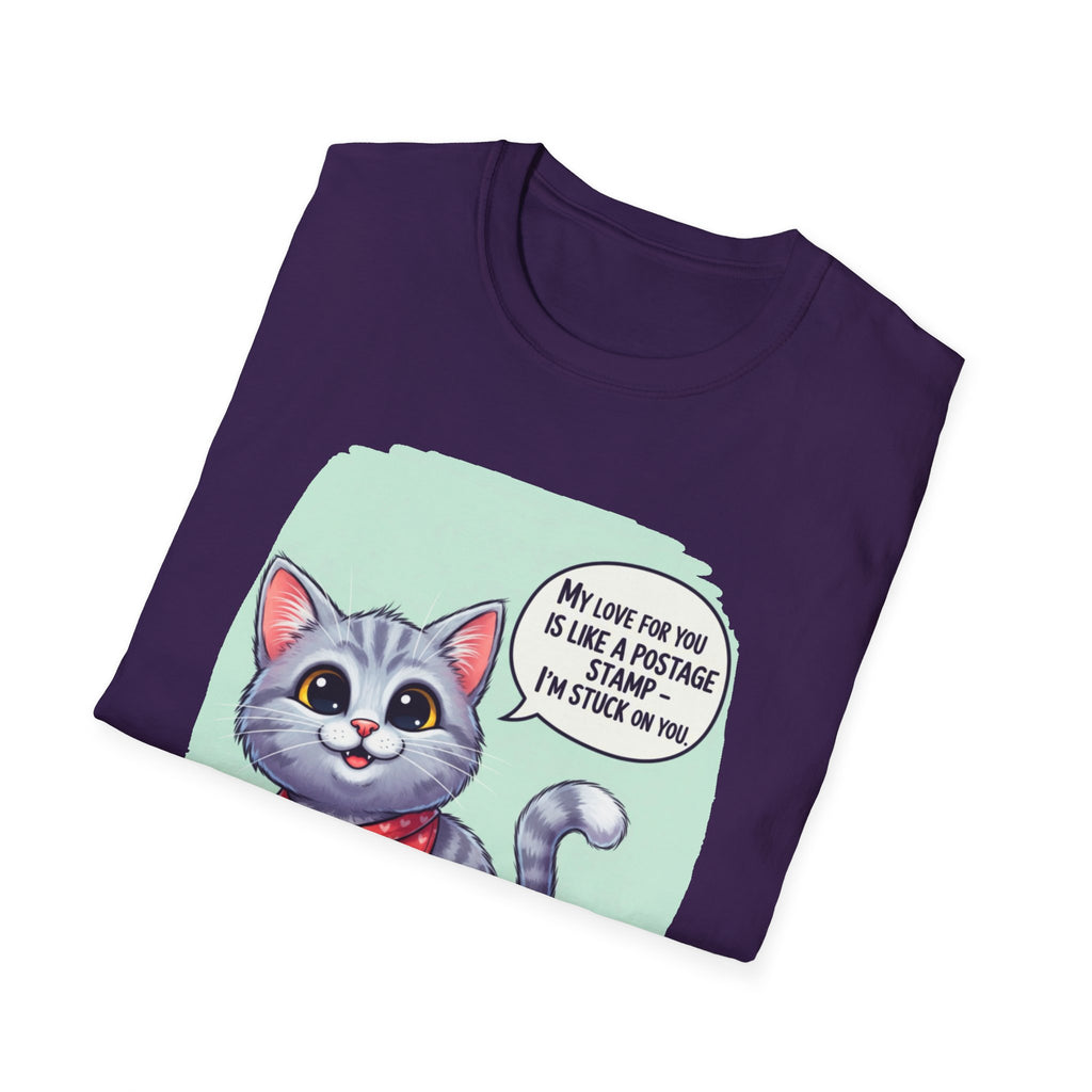 Adorable Cat Lover's T-Shirt - Cute Pet Design, Gift for Cat Owners, Cozy Apparel for Cat Lovers, Birthday Gift, Fun Everyday Wear