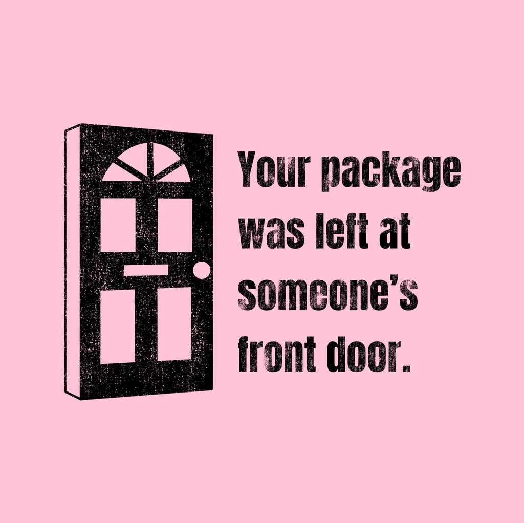 Someone’s front door, funny postal t shirt