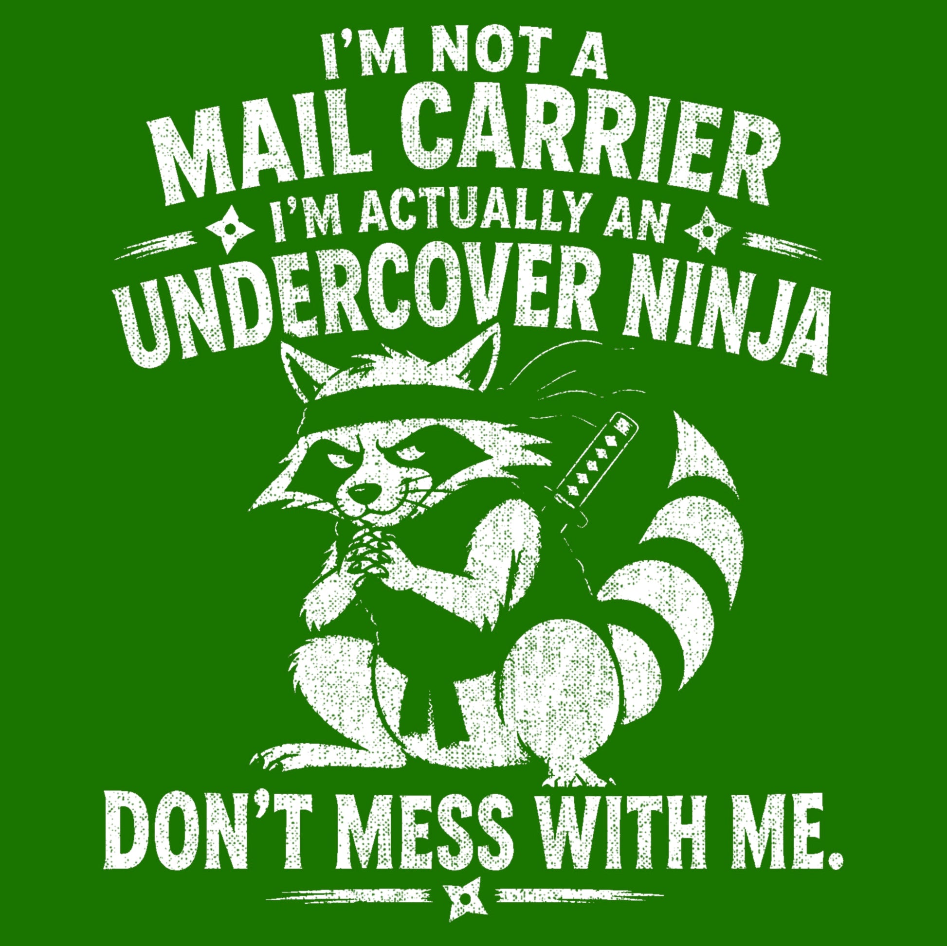 Under Cover Ninja- Postal t-shirt